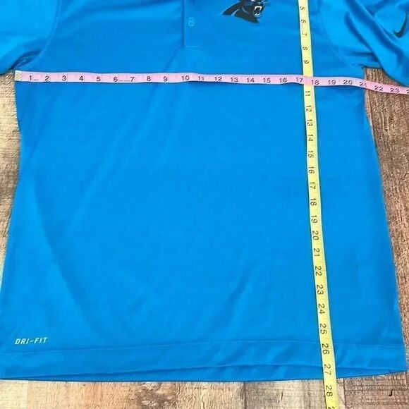 Nike Dri-Fit NFL Carolina Panthers Polo Shirt - Picture 7 of 9